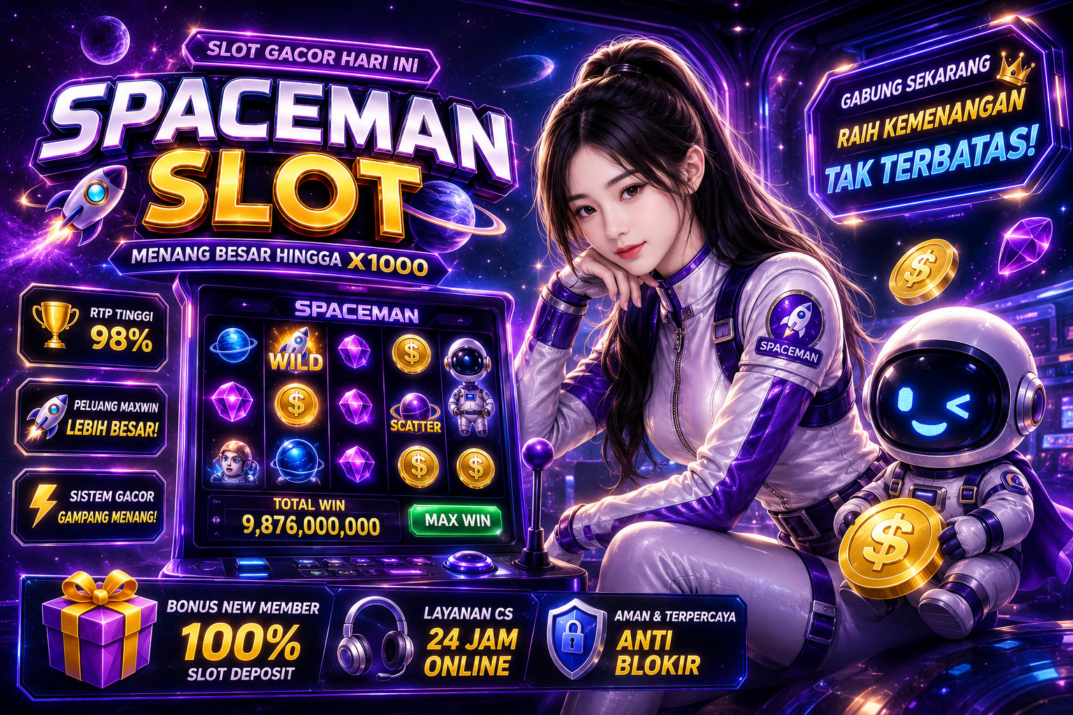Mengenal Fitur Unggulan Spaceman Slot Secara Santai